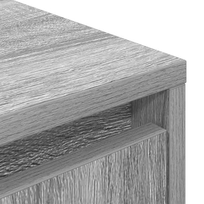 TV-Møbel Sonoma Grå TV-benk med LED-lys 160,5x41x50 cm