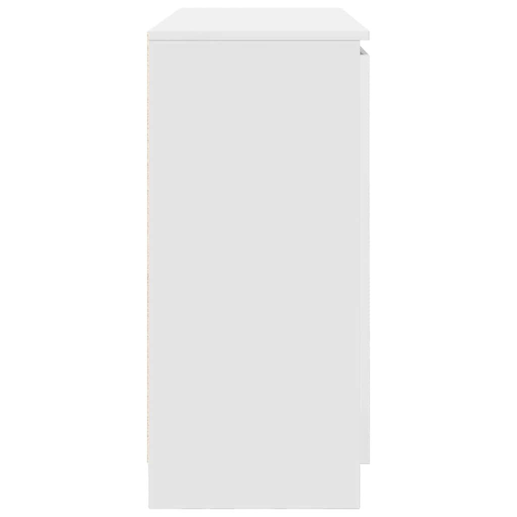 Skjenk Hvit med skuffer 100,5x35x76 cm