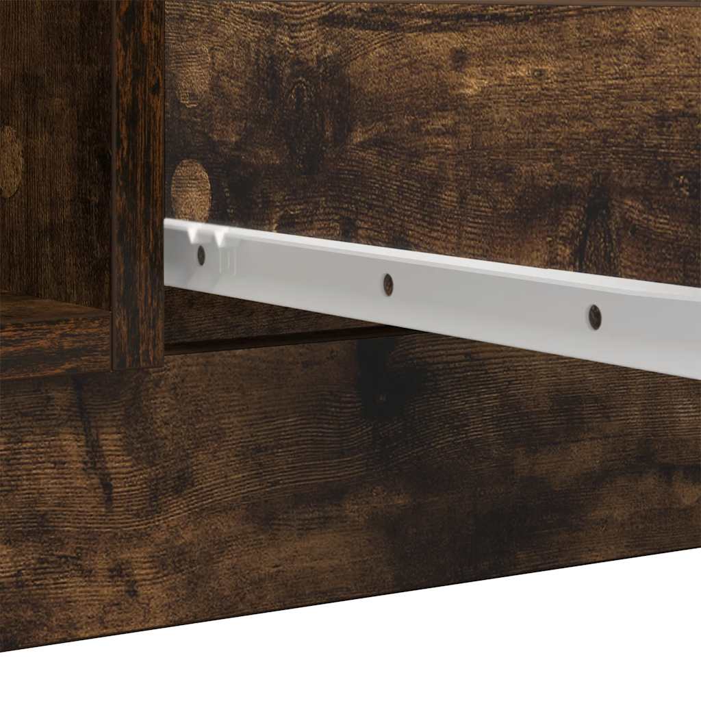 Skjenk Røkt Eik med skuffer 100,5x35x76 cm