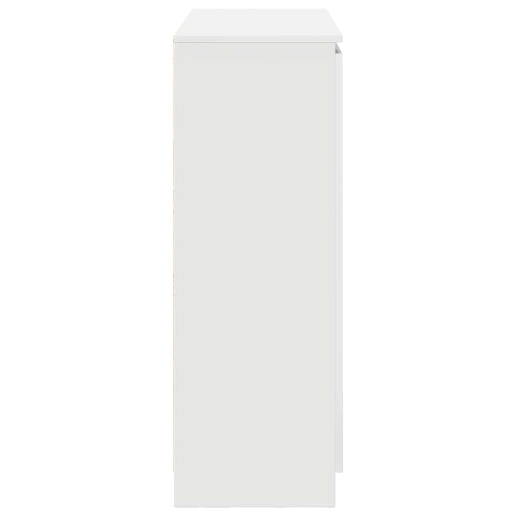 Skjenk Hvit med skuffer 100,5x35x76 cm