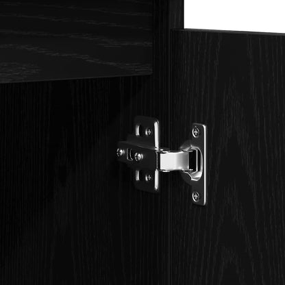 Skjenk Svart Eik med skuffer 100,5x35x98,5 cm