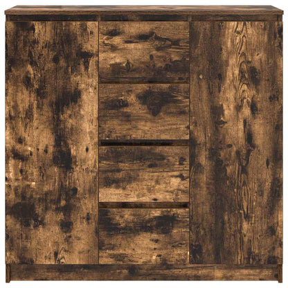 Skjenk Røkt Eik med skuffer 100,5x35x98,5 cm