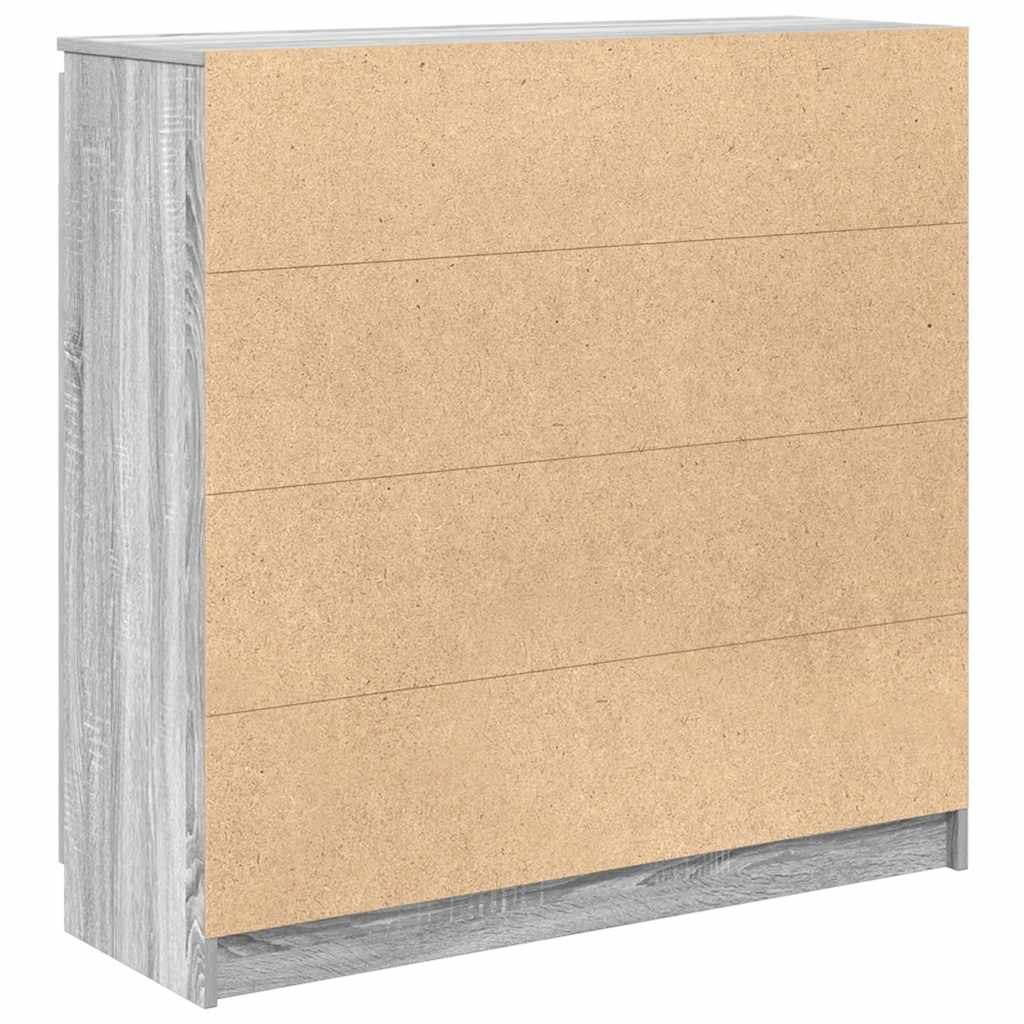 Skjenk Sonoma Grå med skuffer 100,5x35x98,5 cm