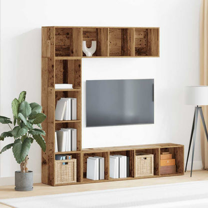 Bokhylle Gammelt Tre 3 stk