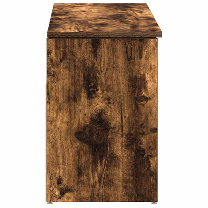 Skoskap Skohylle Skobenk Røkt Eik 102x30,5x45 cm