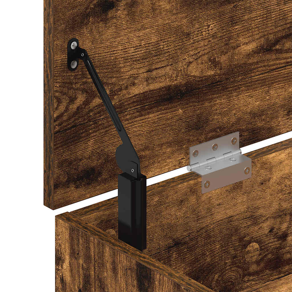 Skoskap Skohylle Skobenk Røkt Eik 102x30,5x45 cm