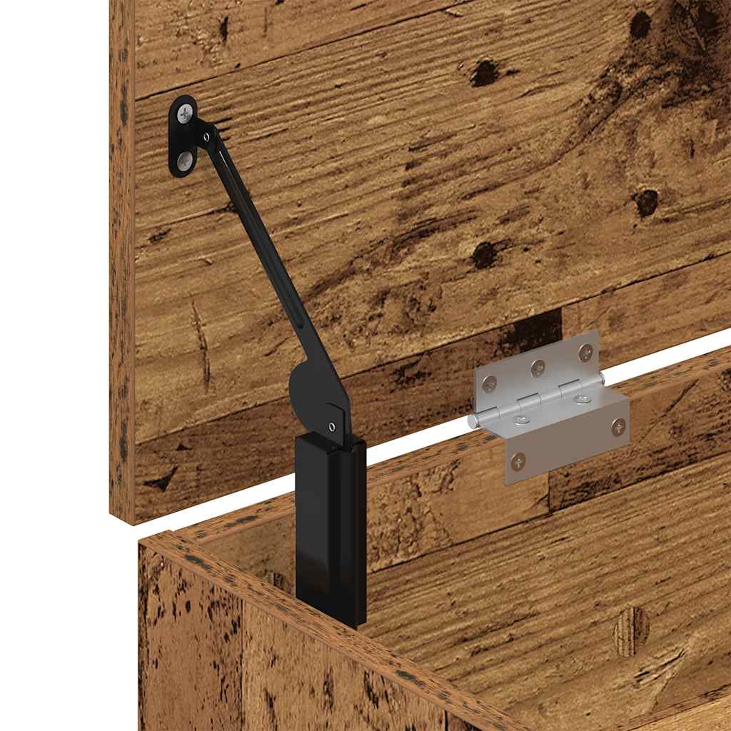 Skoskap Skohylle Skobenk Gammelt Tre 102x30,5x45 cm