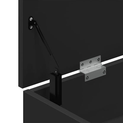 Skoskap Skohylle Skobenk Svart 102x30,5x45 cm