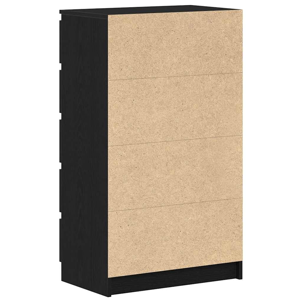 Kommode Svart Eik 60x36x103 cm