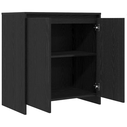 Skjenk Svart Eik 70x41x75 cm