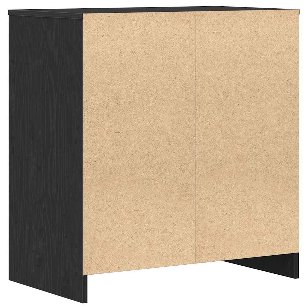 Skjenk Svart Eik 70x41x75 cm