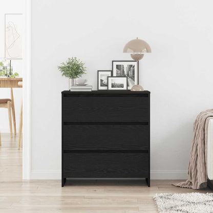 Skjenk Svart Eik 70x41x75 cm