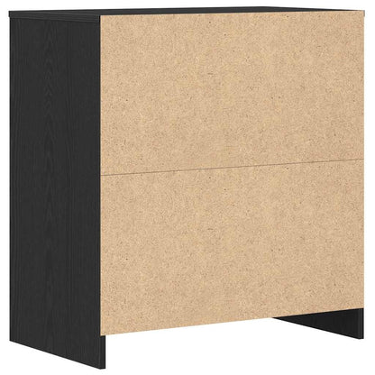 Skjenk Svart Eik 70x41x75 cm