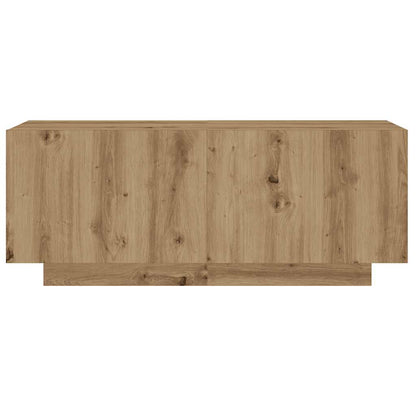 TV-Møbel Artisan Eik TV-benk med LED-lys 180x35x40 cm