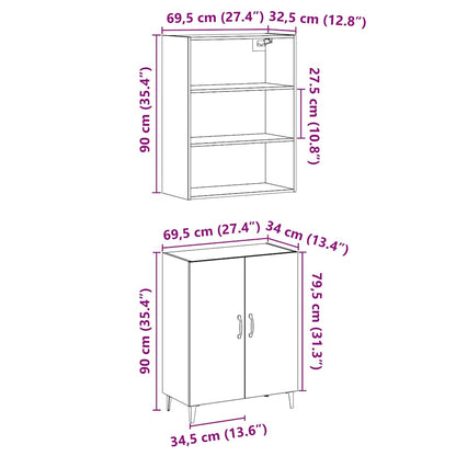Skjenk Artisan Eik med veggskap
