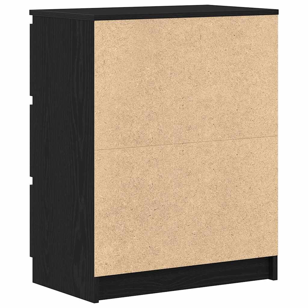 Kommode Svart Eik 60x35x76 cm