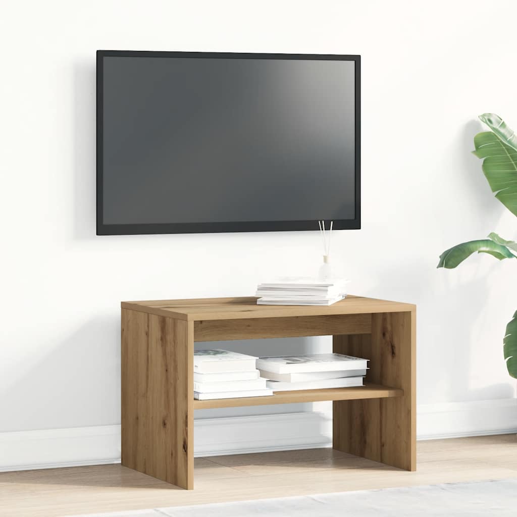 TV-benk artisan eik 60x40x40 cm konstruert tre