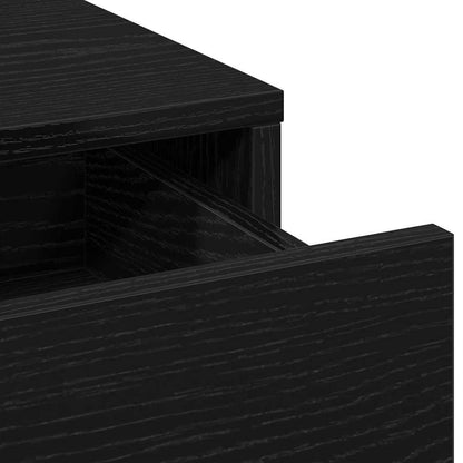 Sminkebord 2 pcs Svart 78.5 x 41 x 135 cm Konstruert tre