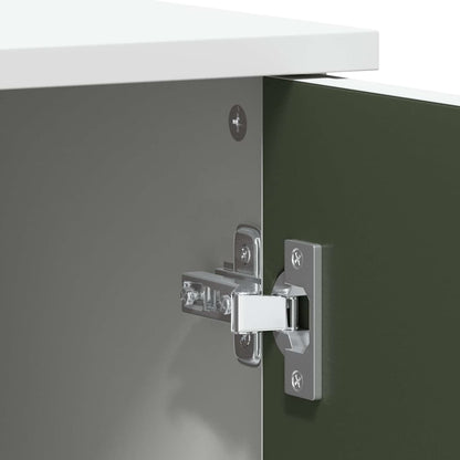 Skap Hvit Tavleskap med hylle med lagring med dør