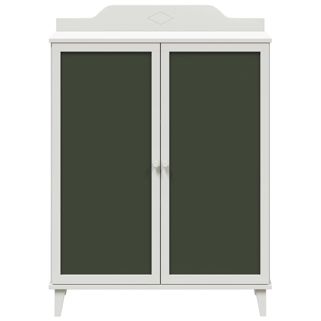 Skap Hvit Tavleskap med hylle med lagring med dør