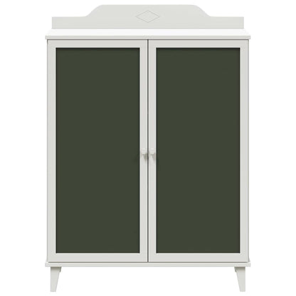 Skap Hvit Tavleskap med hylle med lagring med dør