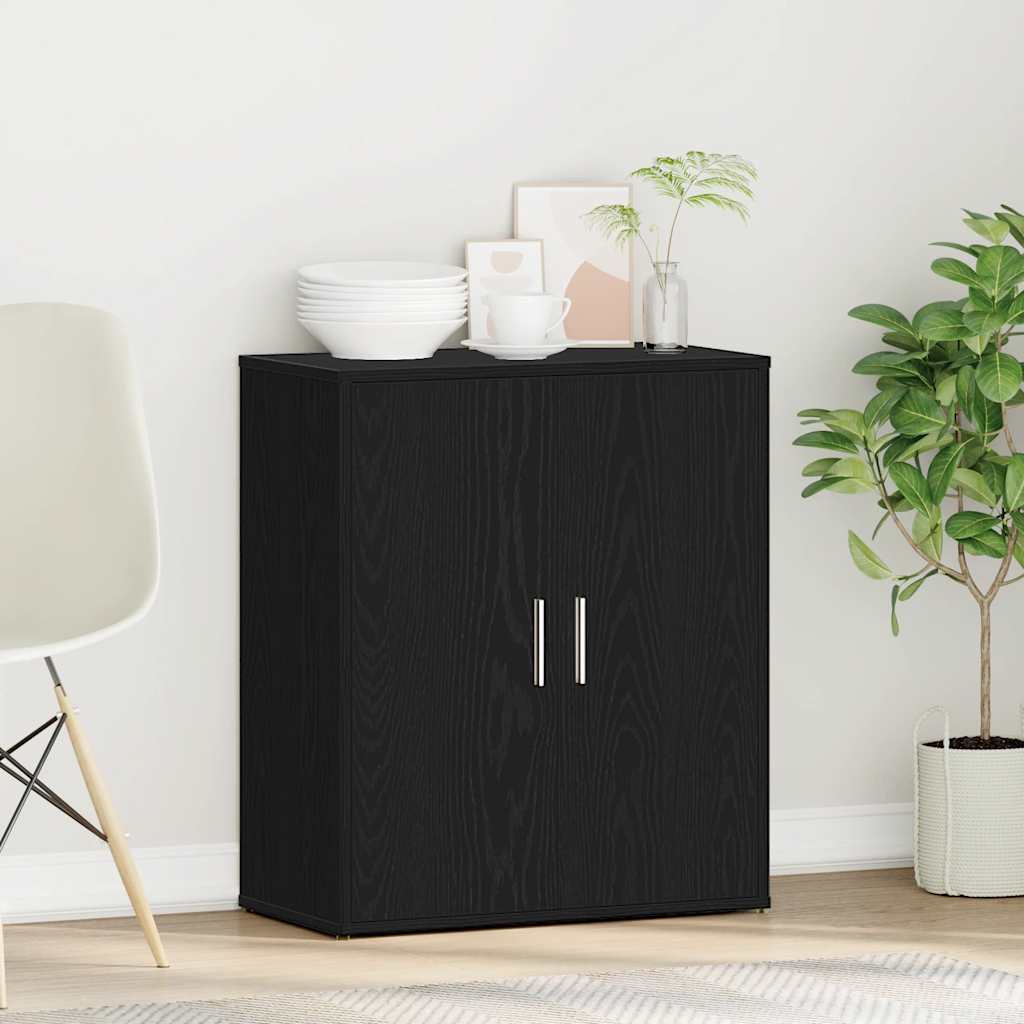 Skjenk Svart Eik 60x31x70 cm