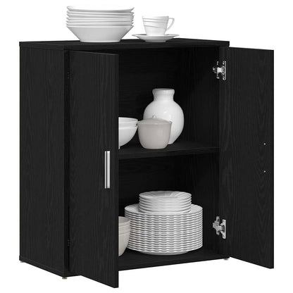 Skjenk Svart Eik 60x31x70 cm