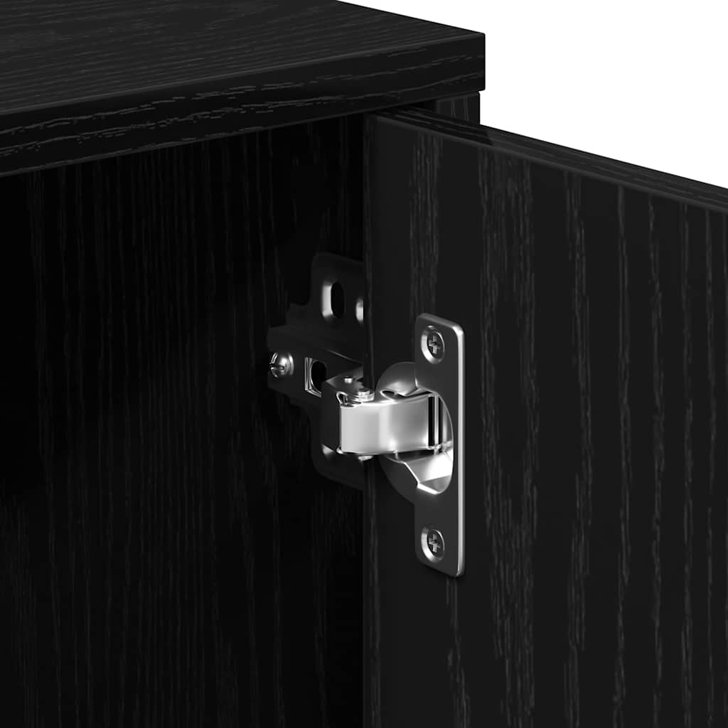 Skjenk Svart Eik 60x31x70 cm