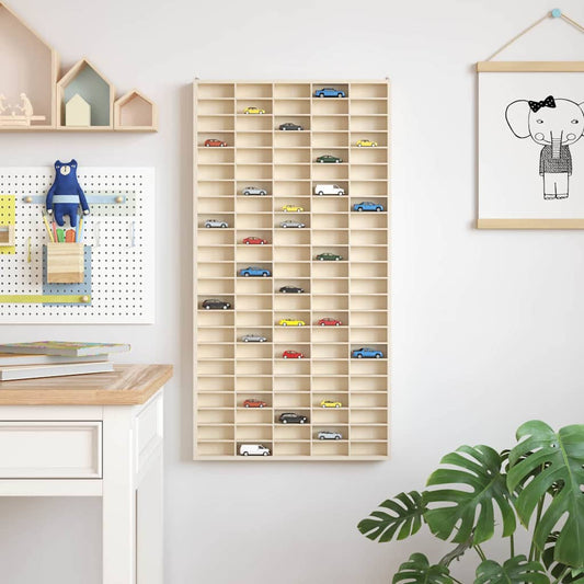 Vegghylle Tre samlereutstilling utstillingsboks 50 x 4,5 x 96 cm