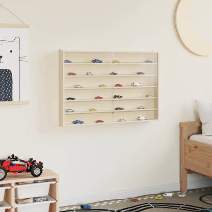 Vegghylle Tre samlereutstilling utstillingsboks 80 x 8,5 x 54 cm