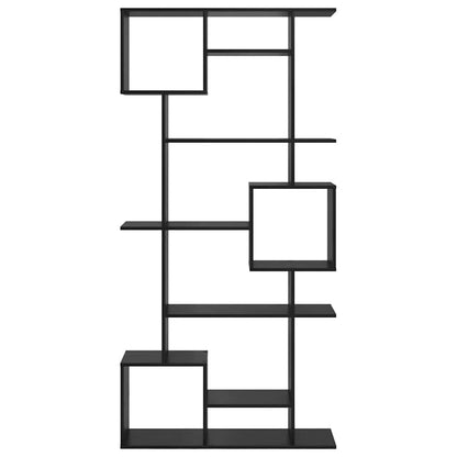 Bokhylle Svart Eik 92 x 29 x 188 cm
