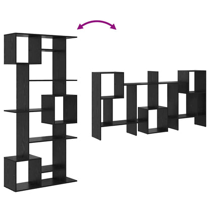 Bokhylle Svart Eik 92 x 29 x 188 cm