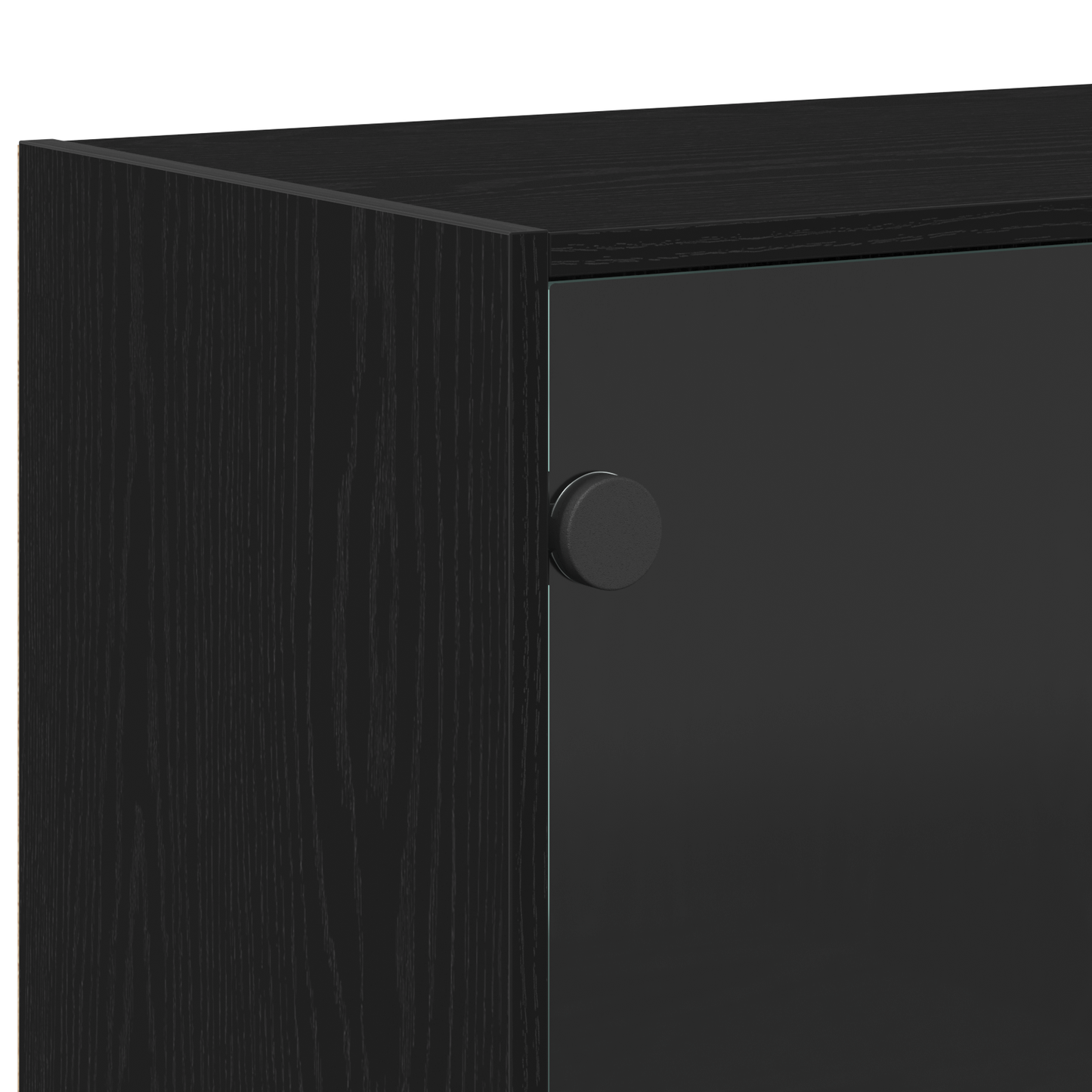 Skjenk Svart Eik 102x37x75,5 cm Konstruksjons Tre