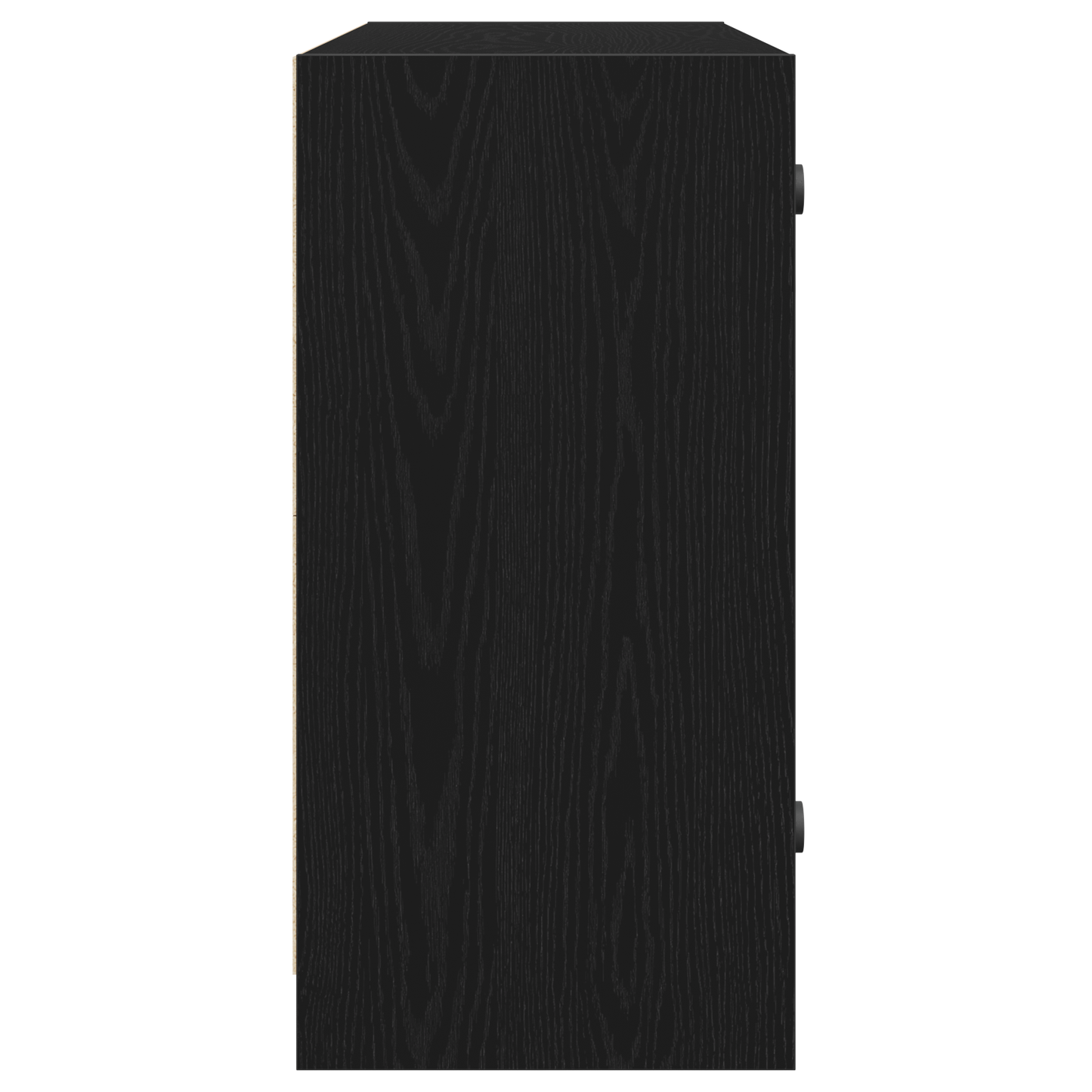 Skjenk Svart Eik 102x37x75,5 cm Konstruksjons Tre