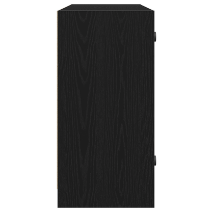 Skjenk Svart Eik 102x37x75,5 cm Konstruksjons Tre