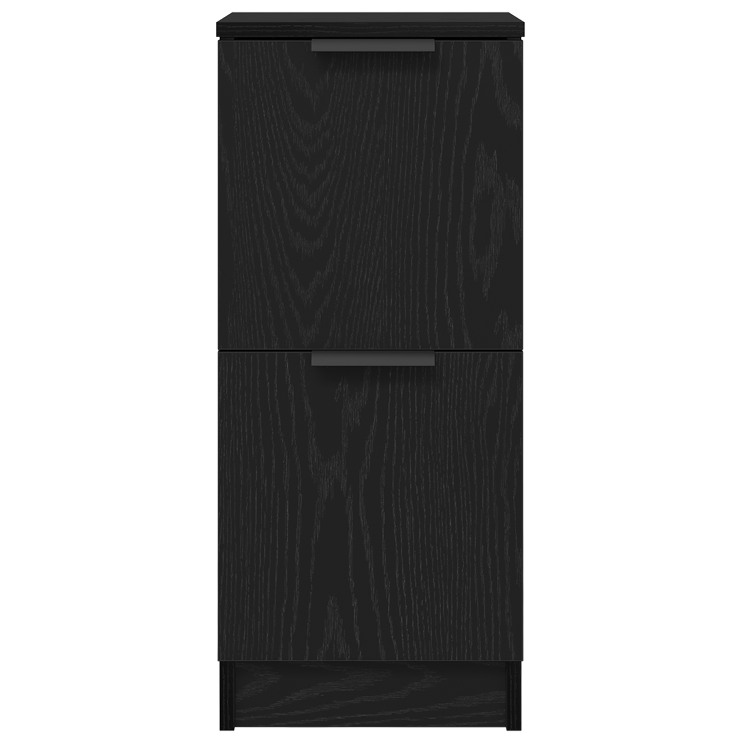 Sidebord Svart Eik 3 stk