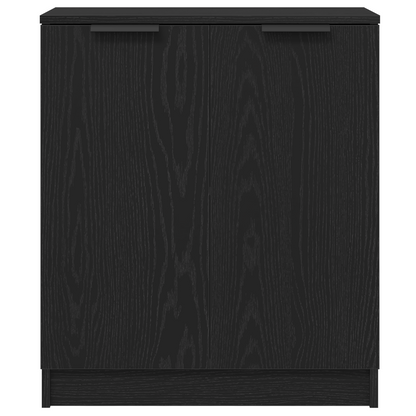 Sidebord Svart Eik 3 stk