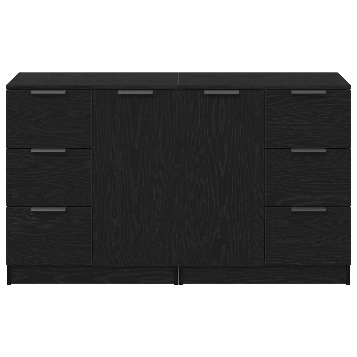 Skjenk Svart Eik 2 stk 60x30x70 cm