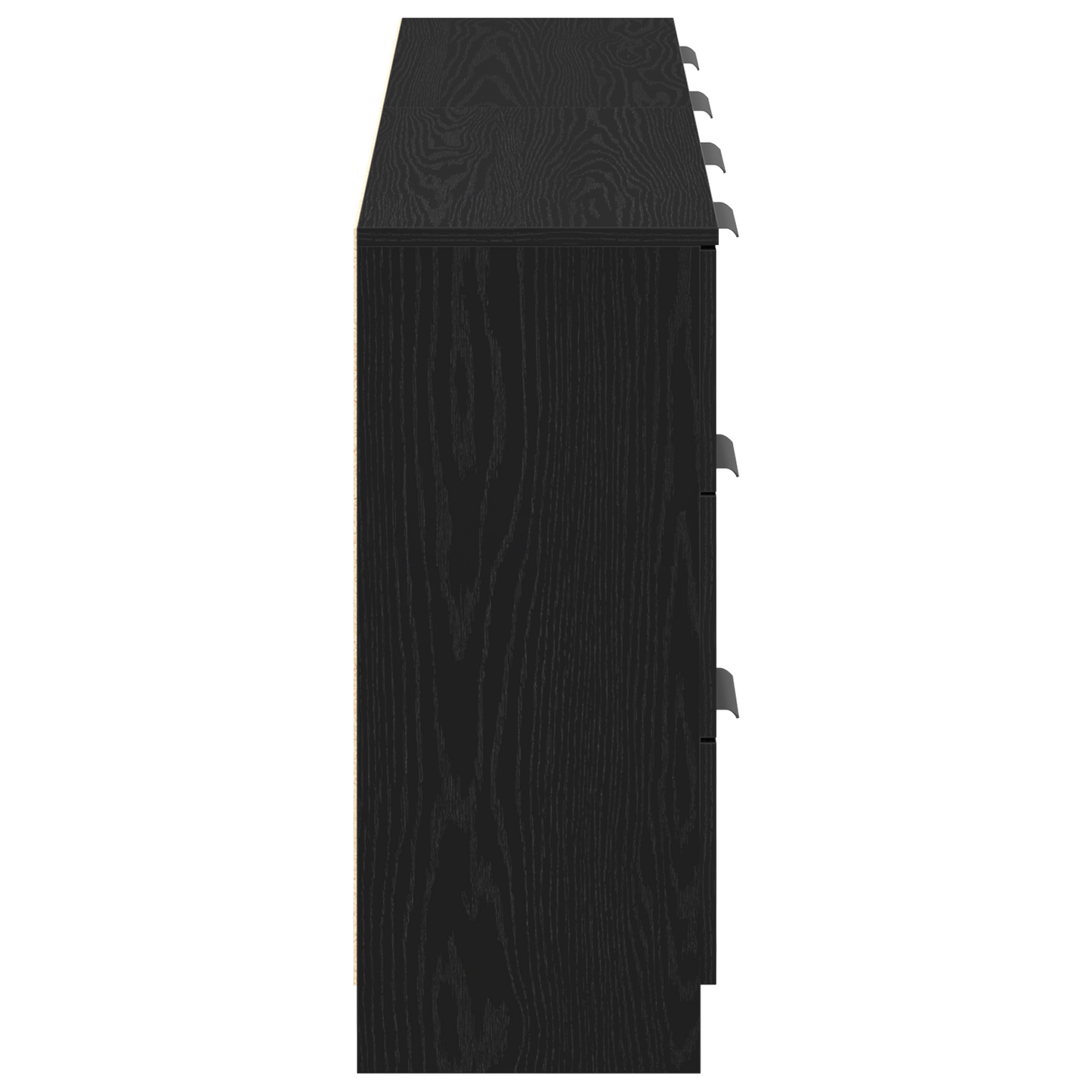 Skjenk Svart Eik 2 stk 60x30x70 cm