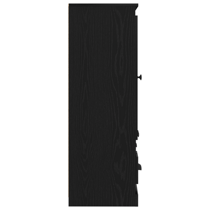 Skap Svart Eik 132x35,5x103,5 cm