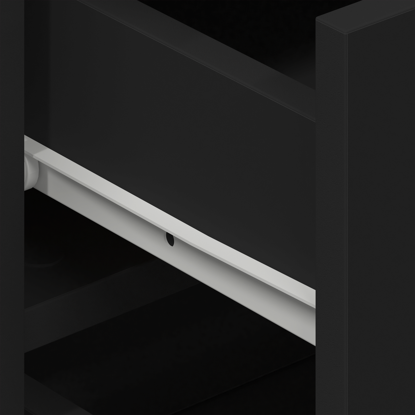 Skjenk Svart 120 x 36 x 69 cm Oppbevaring