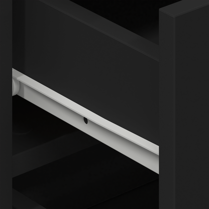 Skjenk Svart 120 x 36 x 69 cm Oppbevaring