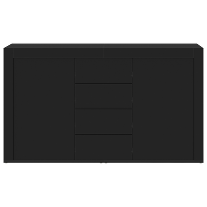 Skjenk Svart 120 x 36 x 69 cm Oppbevaring