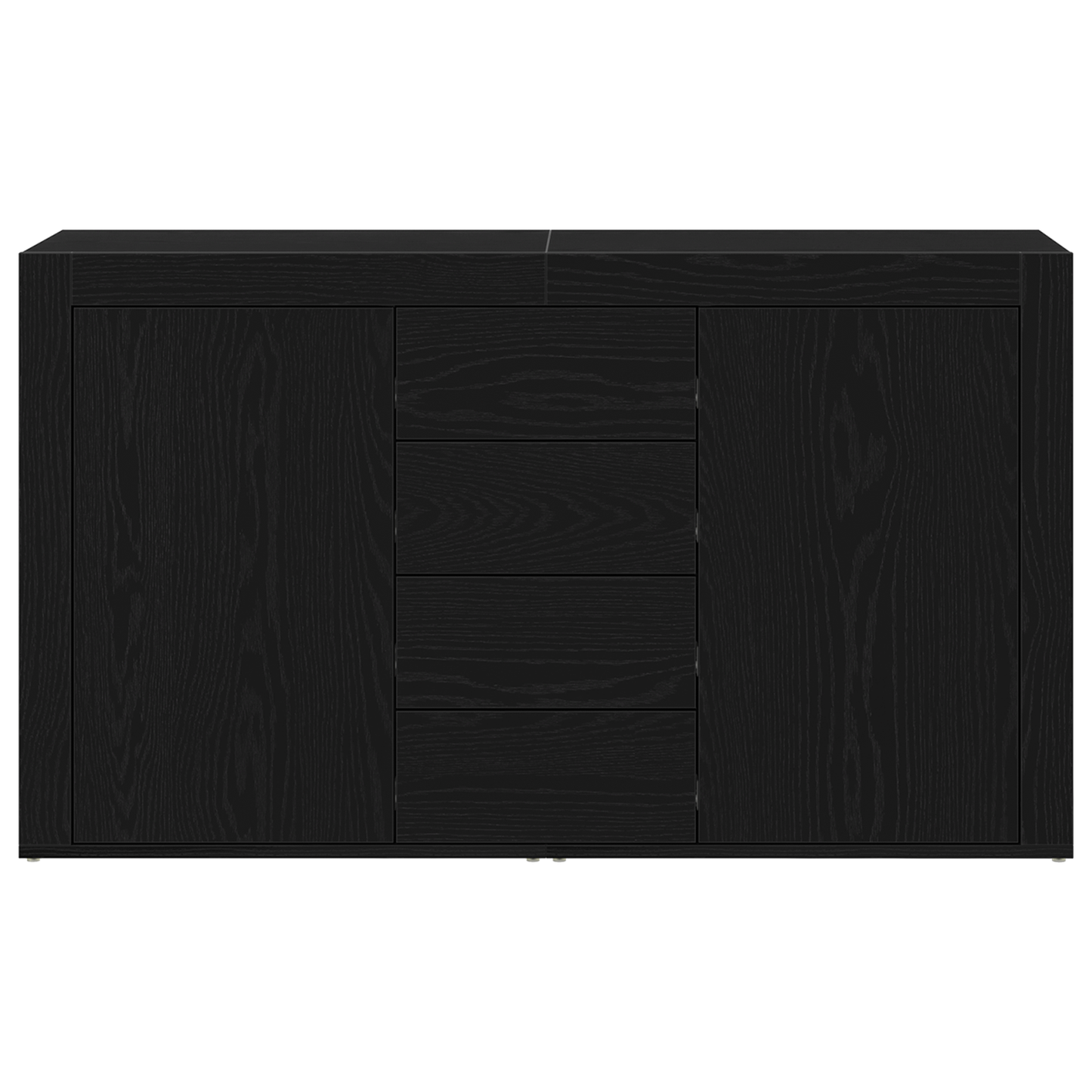 Skjenk Svart Eik 120 x 36 x 69 cm Oppbevaring