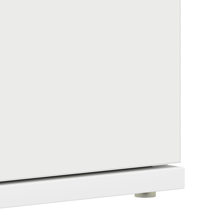 Skoskap Skohylle Skobenk Hvit 80x39x180 cm