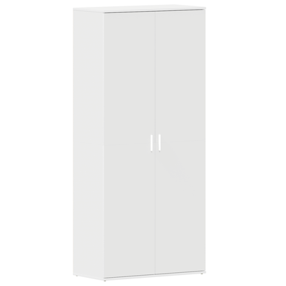 Skoskap Skohylle Skobenk Hvit 80x39x180 cm