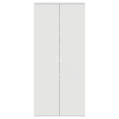 Skoskap Skohylle Skobenk Hvit 80x39x180 cm