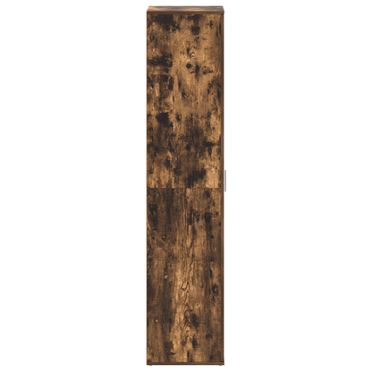 Skoskap Skohylle Skobenk Røkt Eik 80x39x180 cm