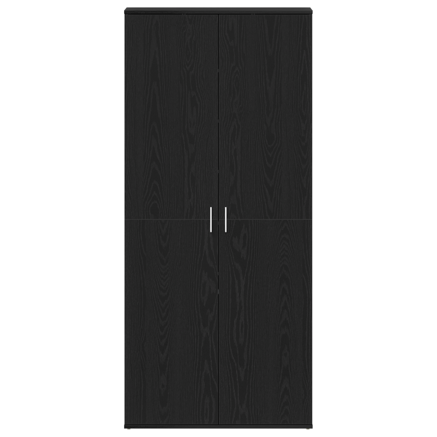 Skoskap Skohylle Skobenk Svart Eik 80x39x180 cm