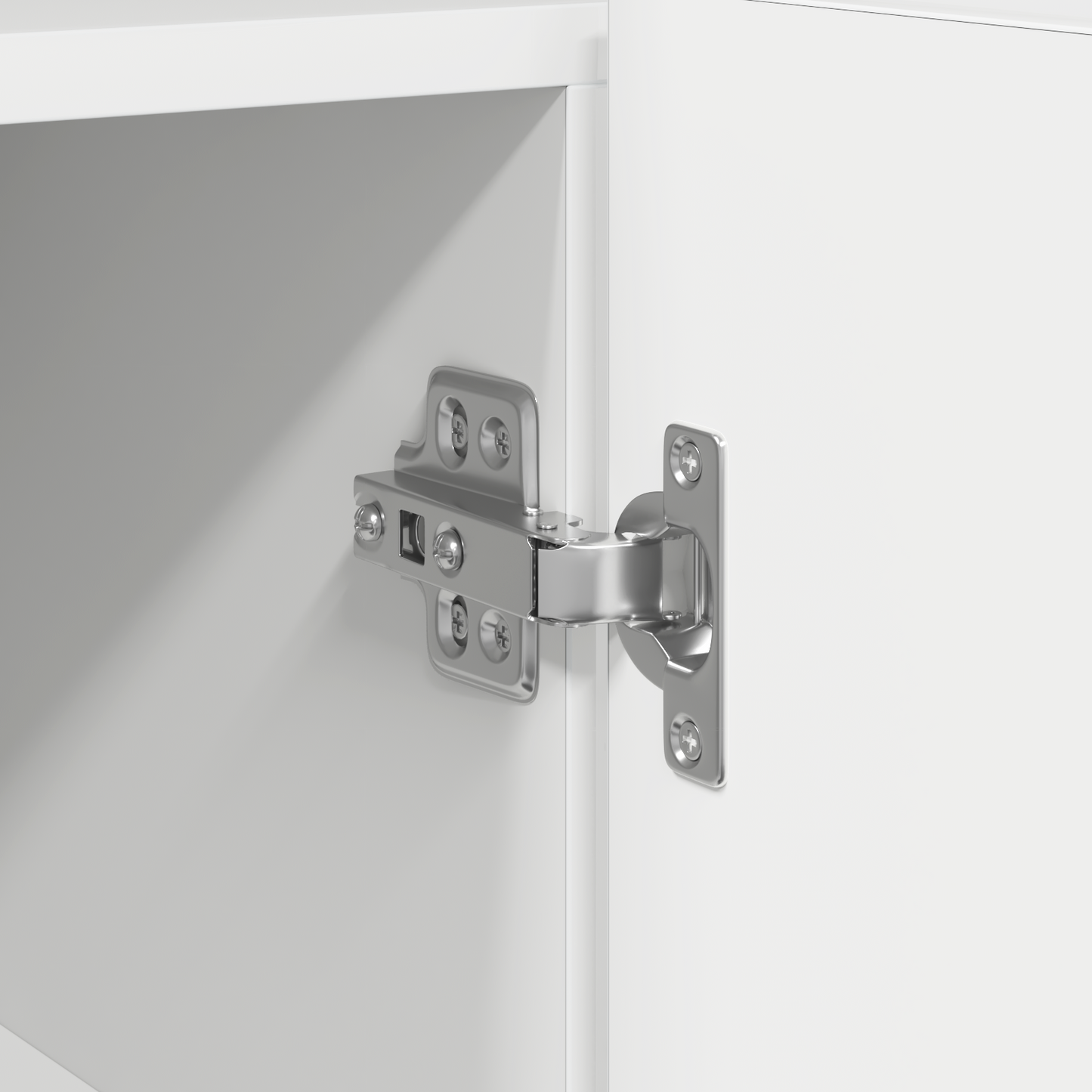 Skjenk Hvit 116 x 30 x 75 cm Moderne